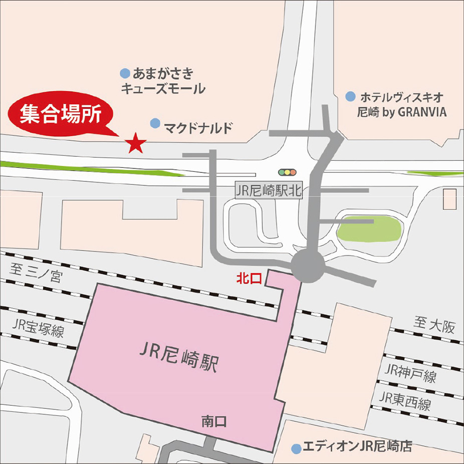 JR尼崎駅 マップ