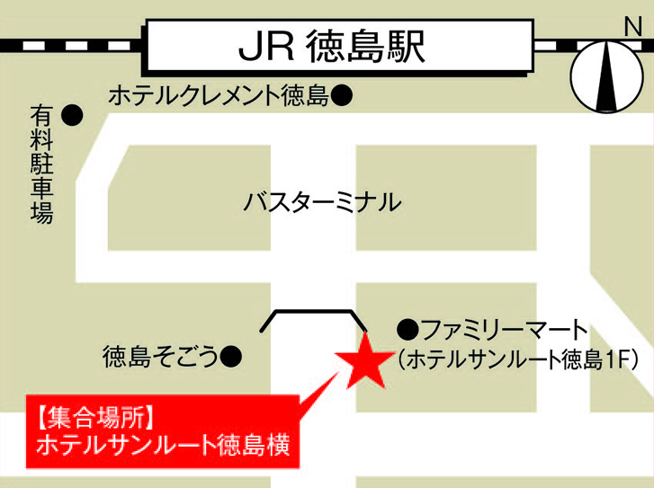 JR徳島駅 マップ